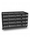 Bak per 4 met wielen 1209x459x233mm Reptizoo Reptizoo - 1