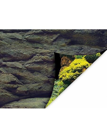 Achtergrondposter Steen/plant Aqua-NoVa - 1