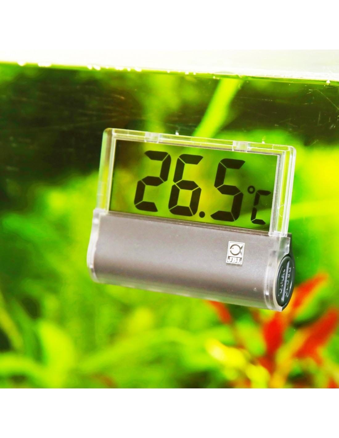 Thermomètre digital à pile pour aquarium d'eau douce ou d'eau de